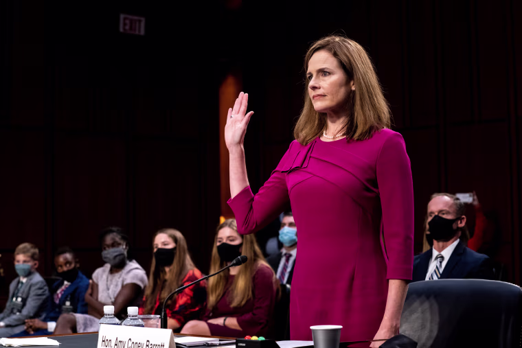 Image: U.S. Senate holds confirmation hearing for Barrett to be Supreme Court justice in Washington
