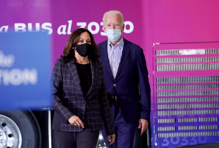 Image: Joe Biden and Kamala Harris