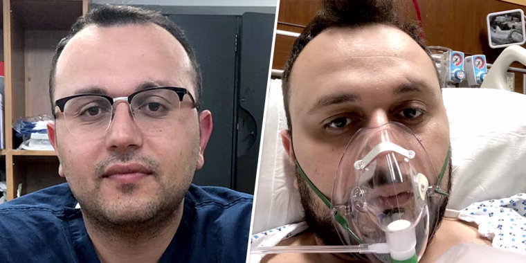 Dr. Anar Yukhayev, an OB/GYN at Long Island Jewish Medical Center in New York, was hospitalized for more than a week with Covid-19.