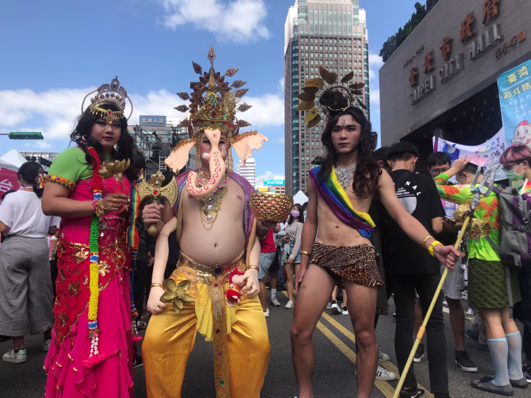 Image: Pride parade in Taipei