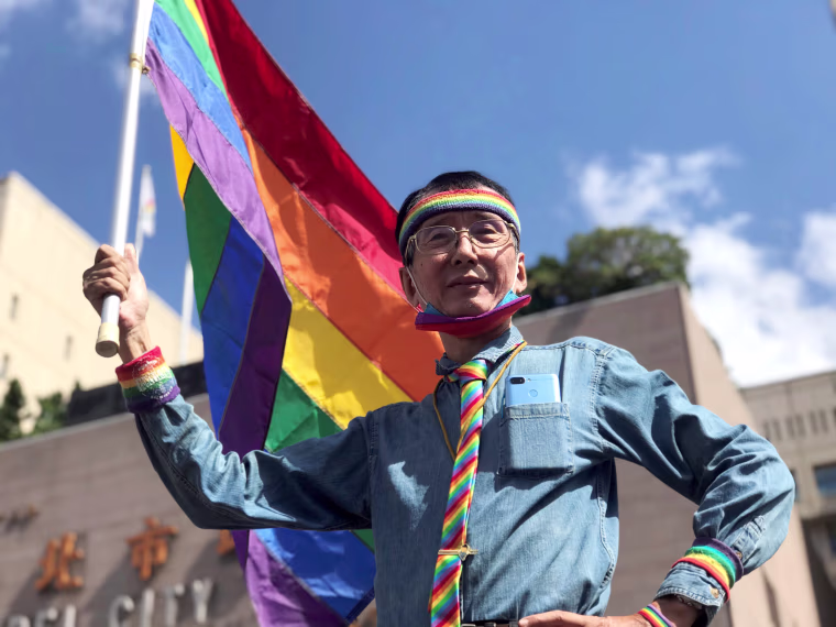 Image: Pride parade in Taipei