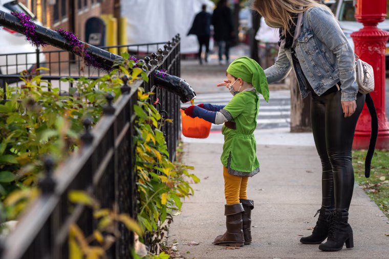Image: Halloween Celebrated In New York City Amid Coronavirus Pandemic