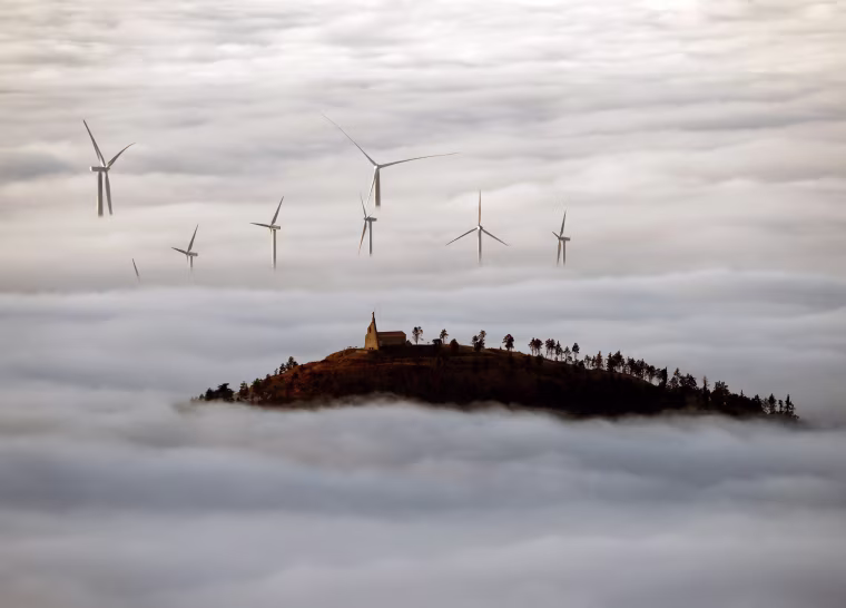 Image: Fog in the north of Spain
