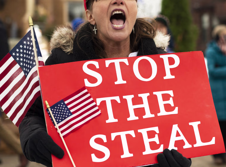 Image: 'Stop the Steal' rally in Minnesota