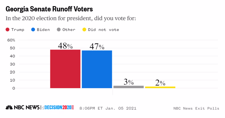 Georgia exit poll 2020 vote