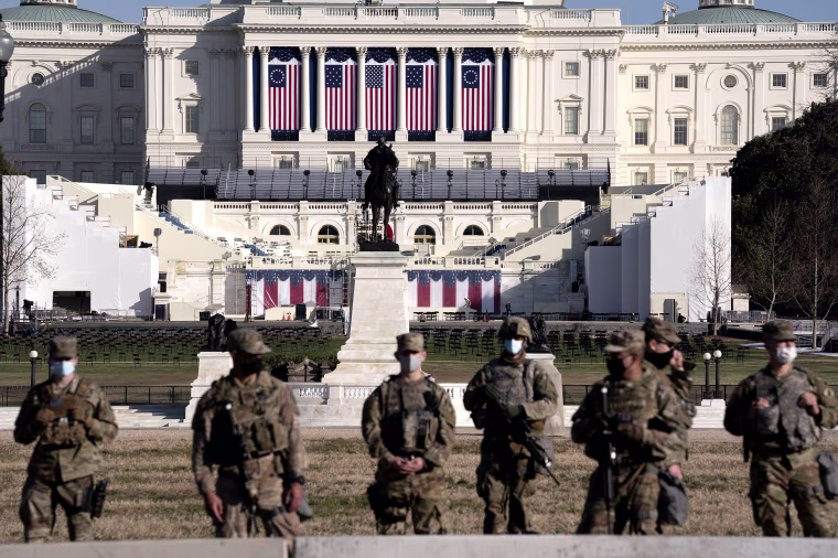Image: Washington, DC Prepares For Potential Unrest Ahead Of Presidential Inauguration