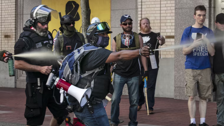 Image: Protest in Portland, Oregon