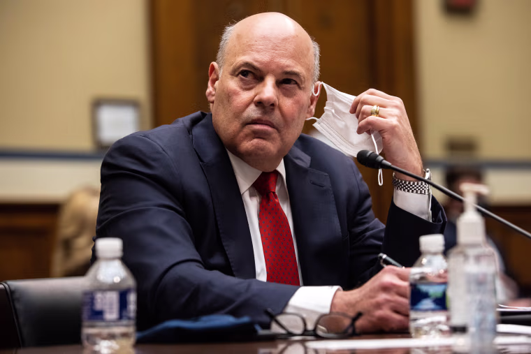 Image: Louis DeJoy, House Committee On Oversight And Reform Holds Hearing On USPS Financial Sustainability