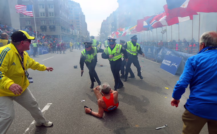 Image: Explosions At 117th Boston Marathon