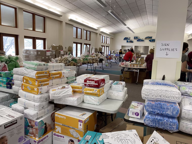 Image: Nonprofit CAPI USA is helping with mutual aid efforts in Brooklyn Center, Minn. following the death of Daunte Wright.