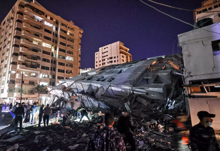Image: TOPSHOT-PALESTINIAN-GAZA-ISRAEL-CONFLICT
