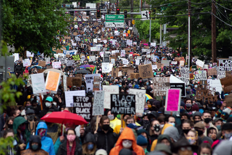 Image: Black Lives Matter protest Seattle