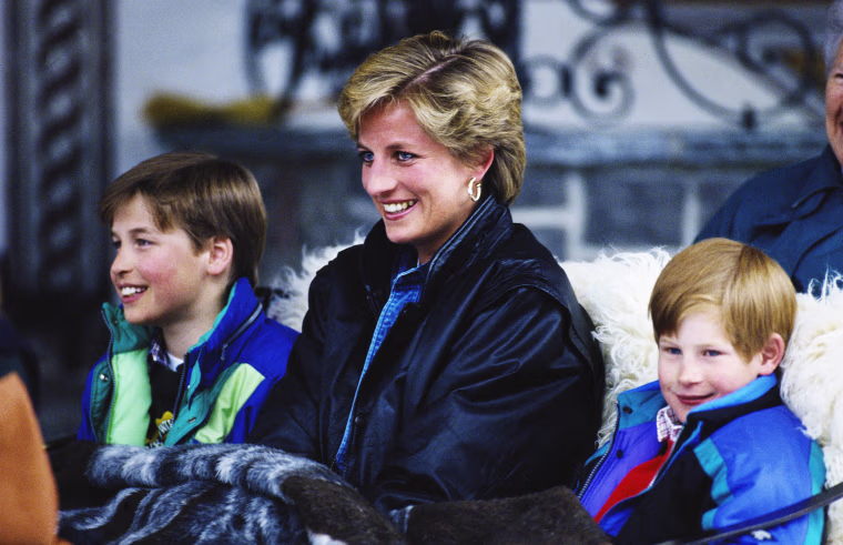 Image: Diana With Sons In Lech