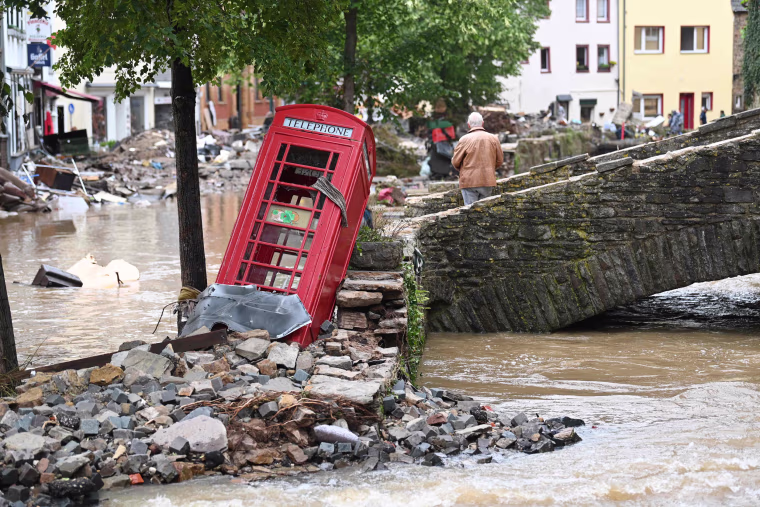 Image: TOPSHOT-GERMANY-EUROPE-WEATHER-FLOODS