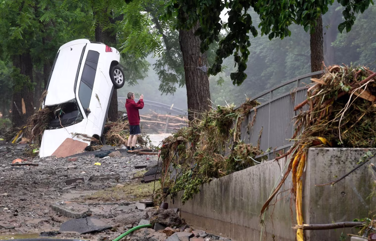 Image: TOPSHOT-GERMANY-EUROPE-WEATHER-FLOODS