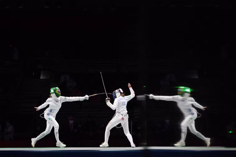 Image: TOPSHOT-FENCING-OLY-2020-2021-TOKYO