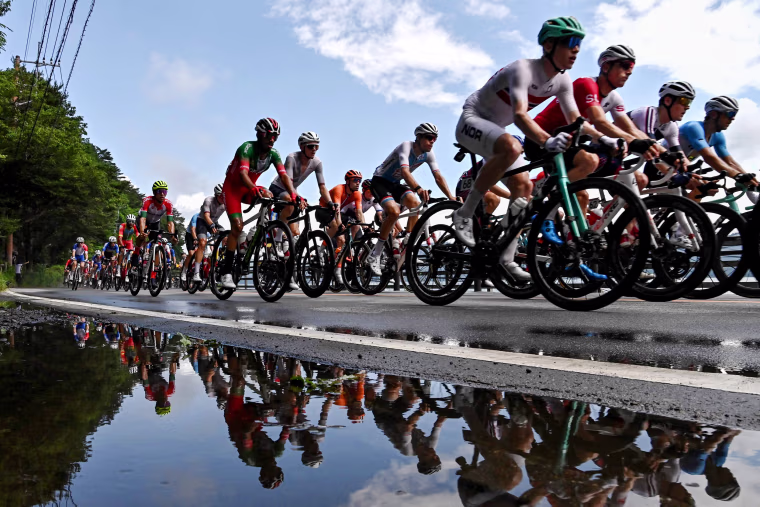 Image: TOPSHOT-CYCLING-ROAD-OLY-2020-2021-TOKYO