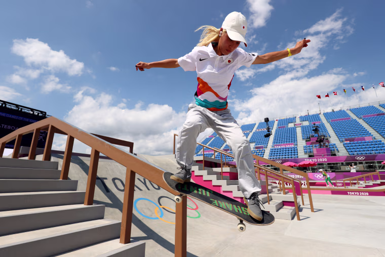 Image: Skateboarding Training Session