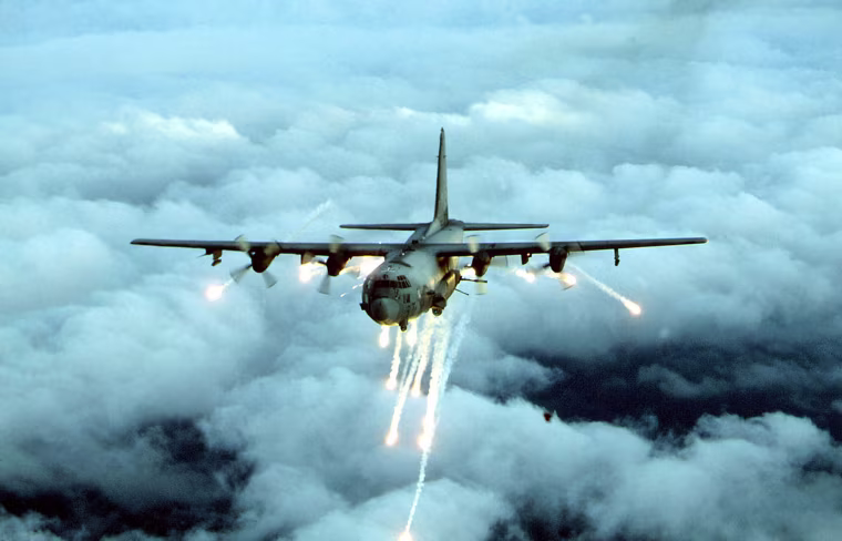 Image: U.S. Air Force Special Forces AC-130 gunship.