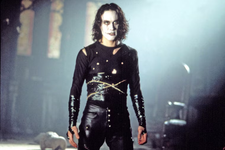 Brandon Lee in "The Crow."