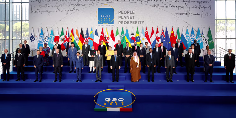 Image: G20 summit in Rome