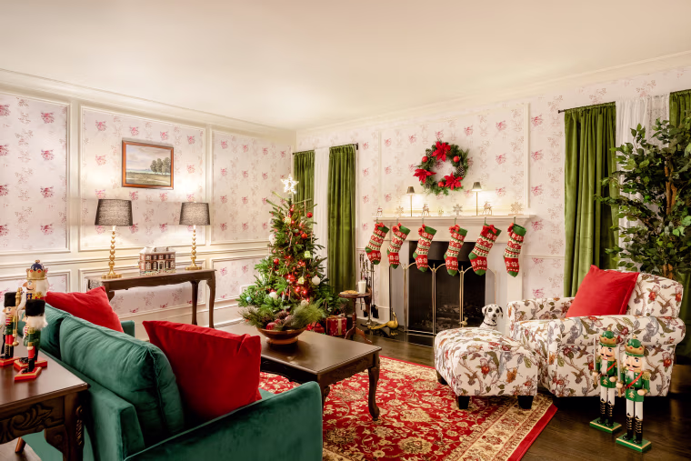 The living room of the house
