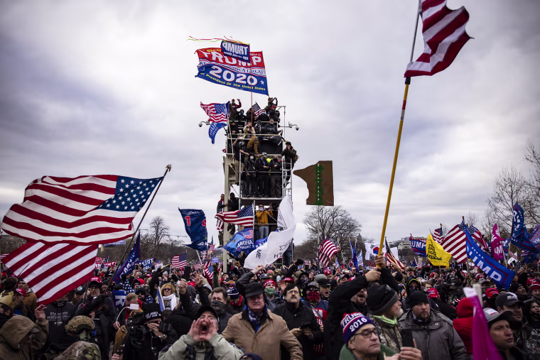 Image: Trump Supporters Hold "Stop The Steal" Rally In DC Amid Ratification Of Presidential Election