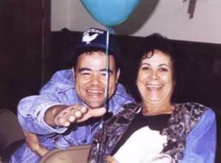 Kent Jacobs and his aunt.