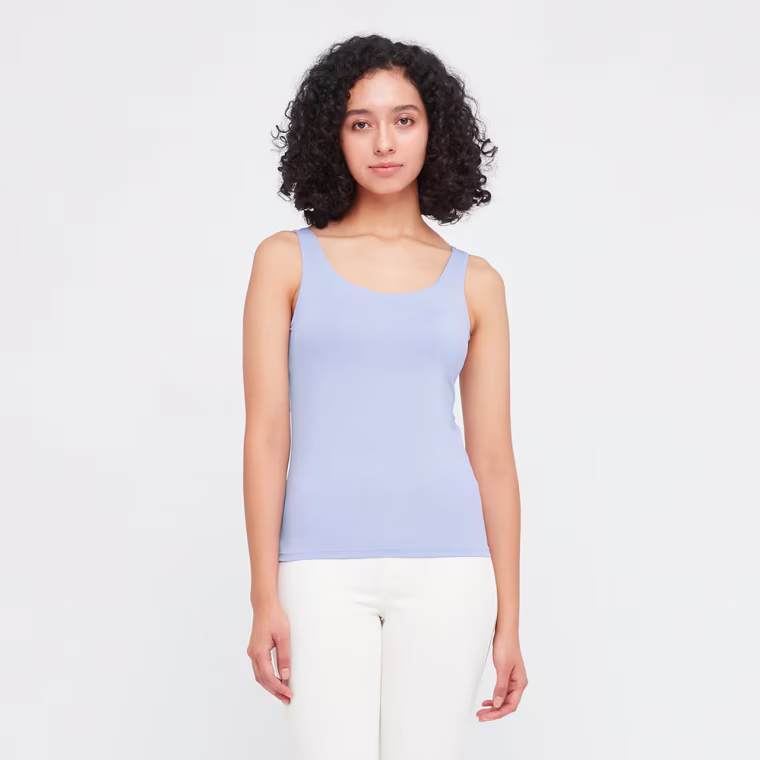 Zoe Malin loves this supportive tank top from Uniqlo.