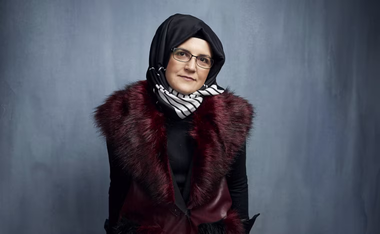 Image: Hatice Cengiz at the Sundance Film Festival