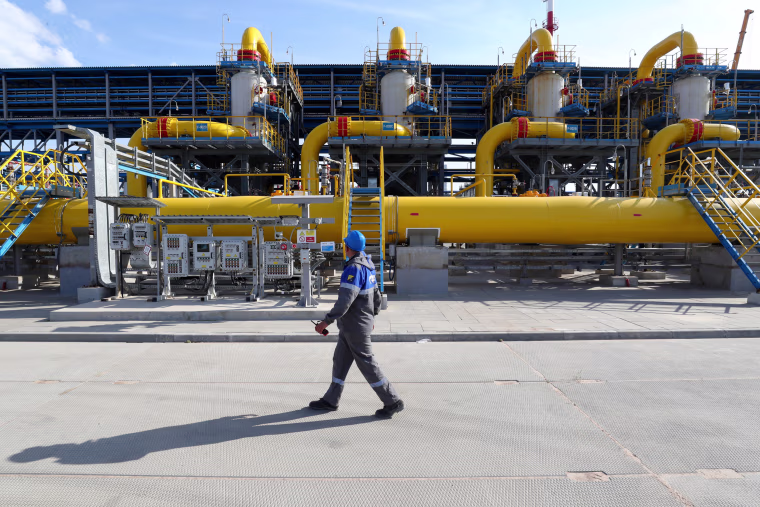 Slavyanskaya compressor station of Nord Stream 2 gas pipeline