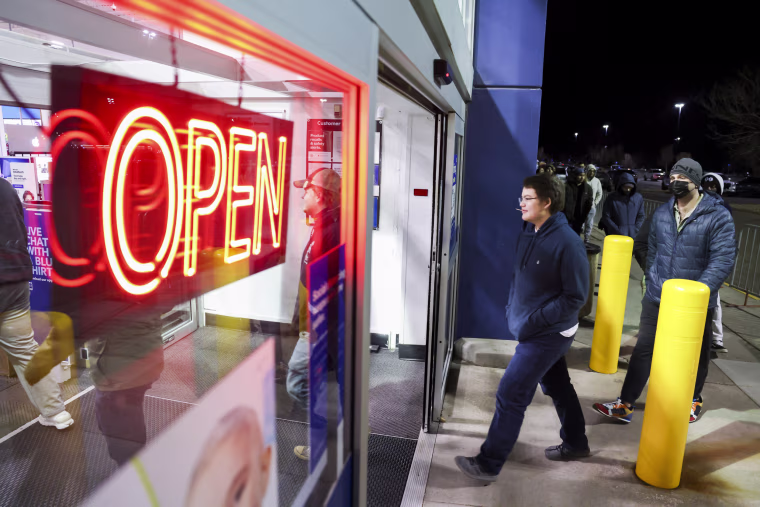 Shoppers Look For Deals On Black Friday As Supply Crunch Continues
