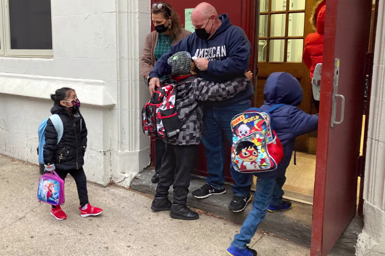 Image: John Marro, New York return to school