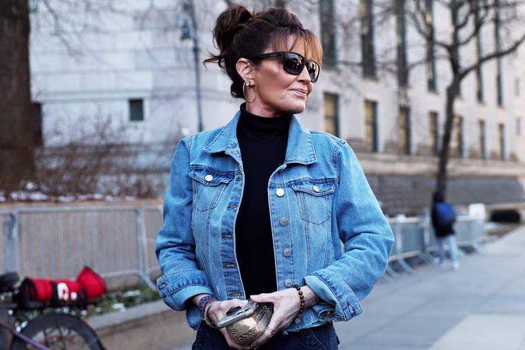 Sarah Palin at the United States Courthouse in New York City
