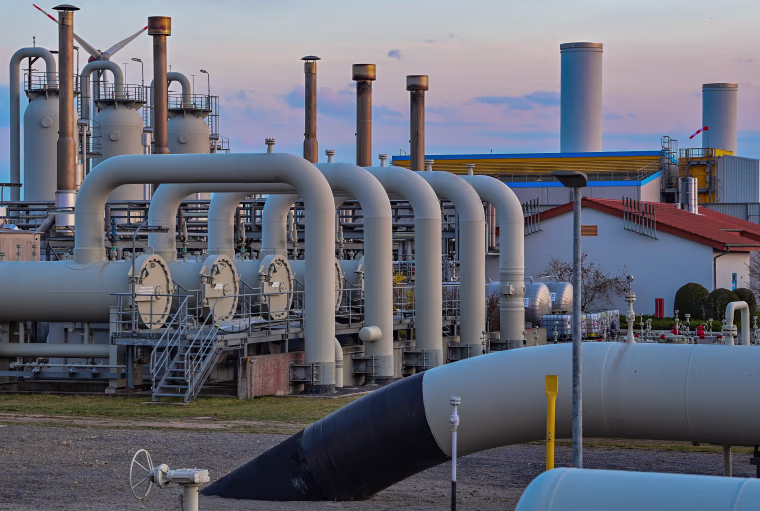 Compressor station for Russian natural gas