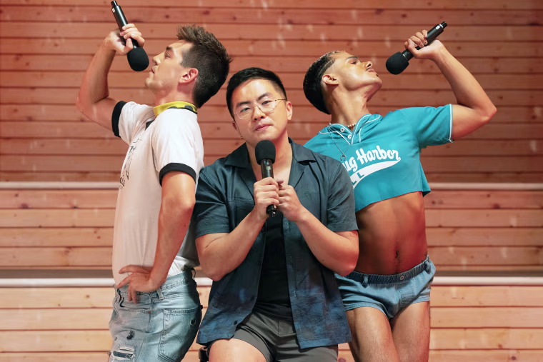 Image: Matt Rogers, Bowen Yang and Tomas Matos