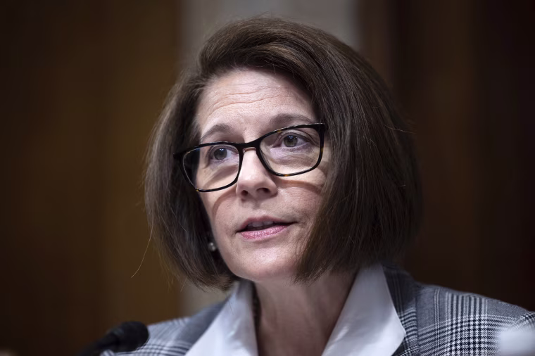 Sen. Catherine Cortez Masto, D-Nev., at a legislative hearing last week.