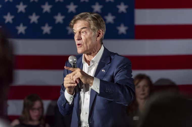 Senate candidate Dr. Mehmet Oz