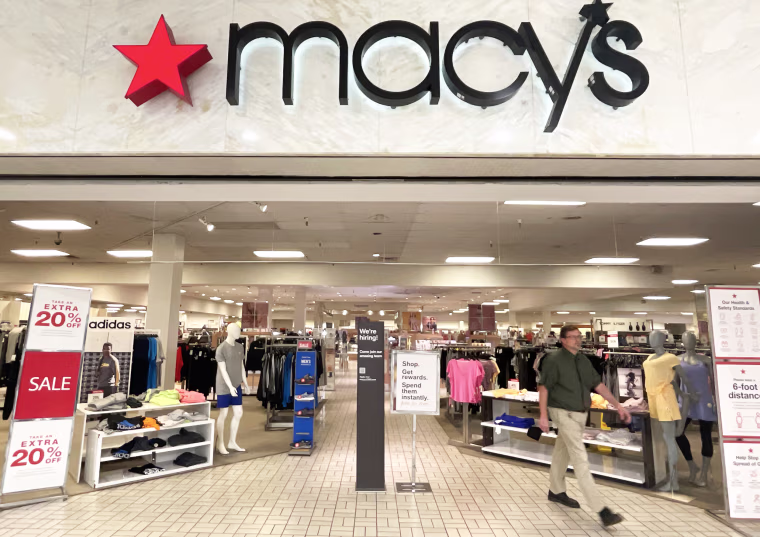 Image: A Macy’s store in Los Angeles on May 26, 2022.