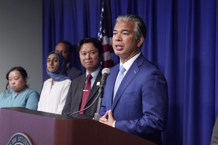 California Attorney General Rob Bonta