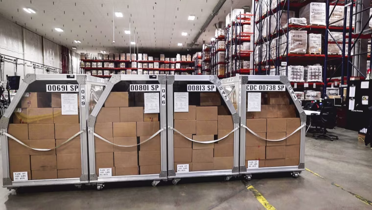 There are more than 12 stockpile facilities across the U.S., strategically located to be able to respond to any event within 12 hours.