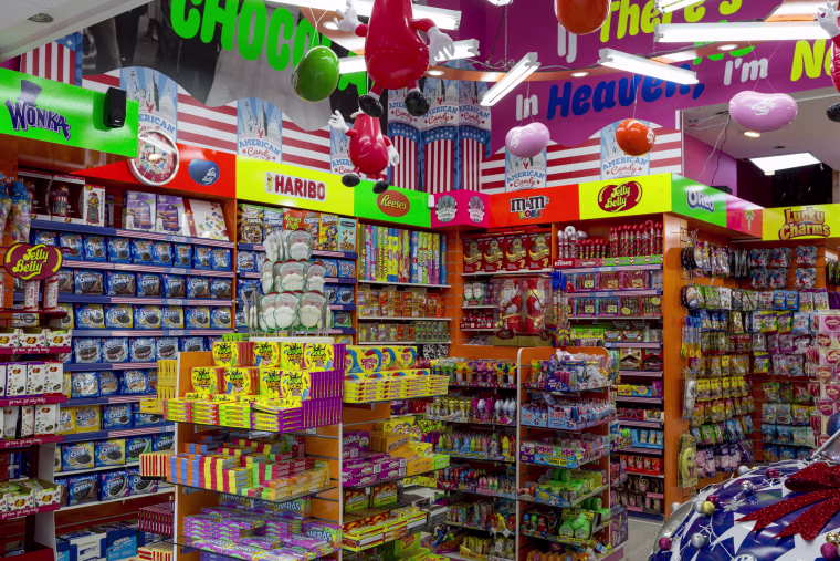 American Candy Shop Interior