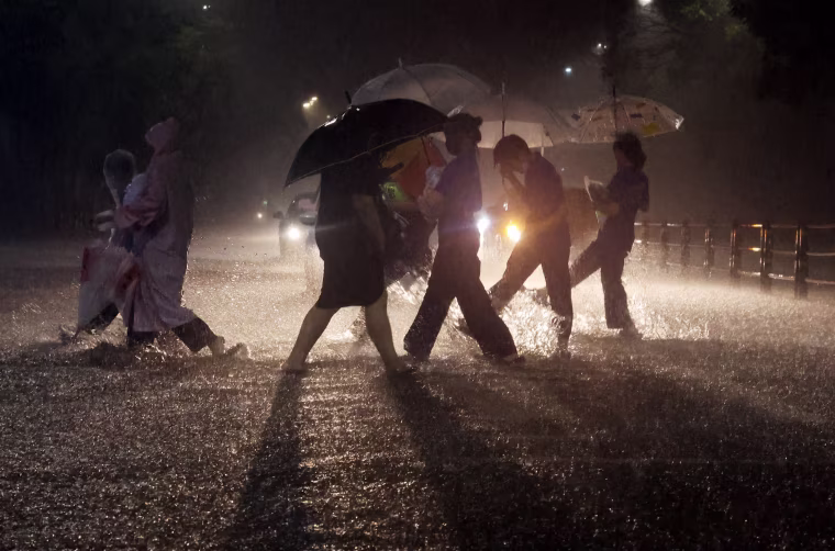 Image: SKOREA-WEATHER-RAIN