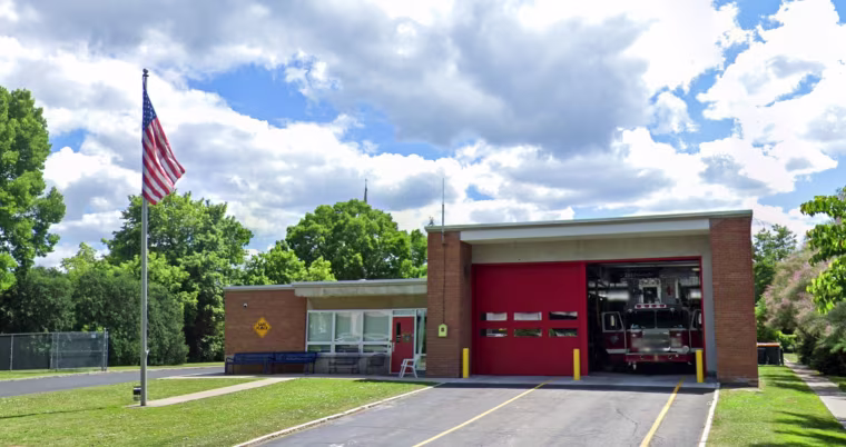 The Rochester Fire Department station on University Avenue in Rochester, N.Y.