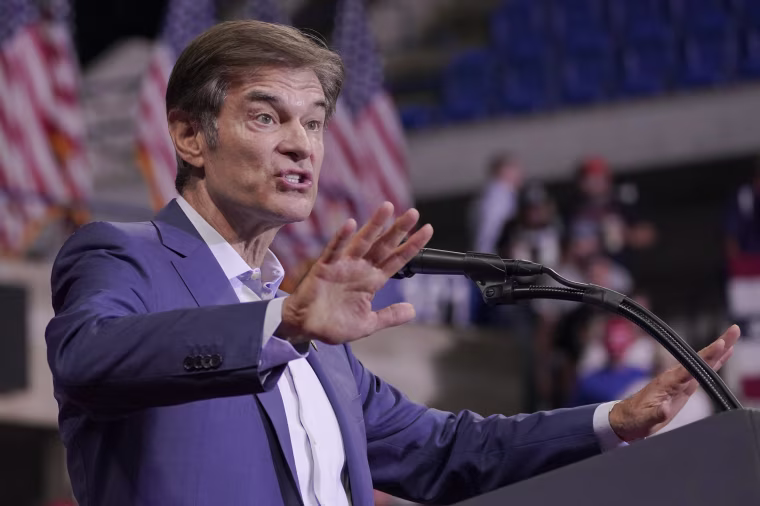 Republican Senate candidate Mehmet Oz