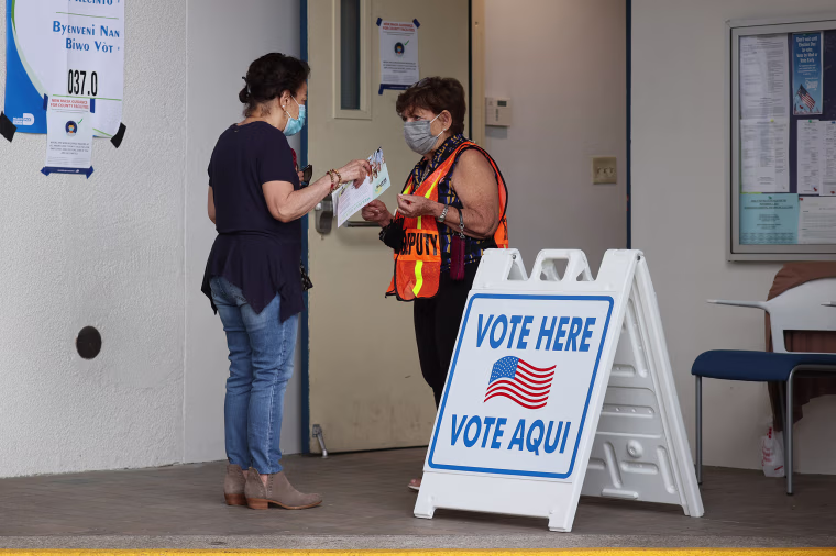 Image: Floridians Head To The Polls On Election Day