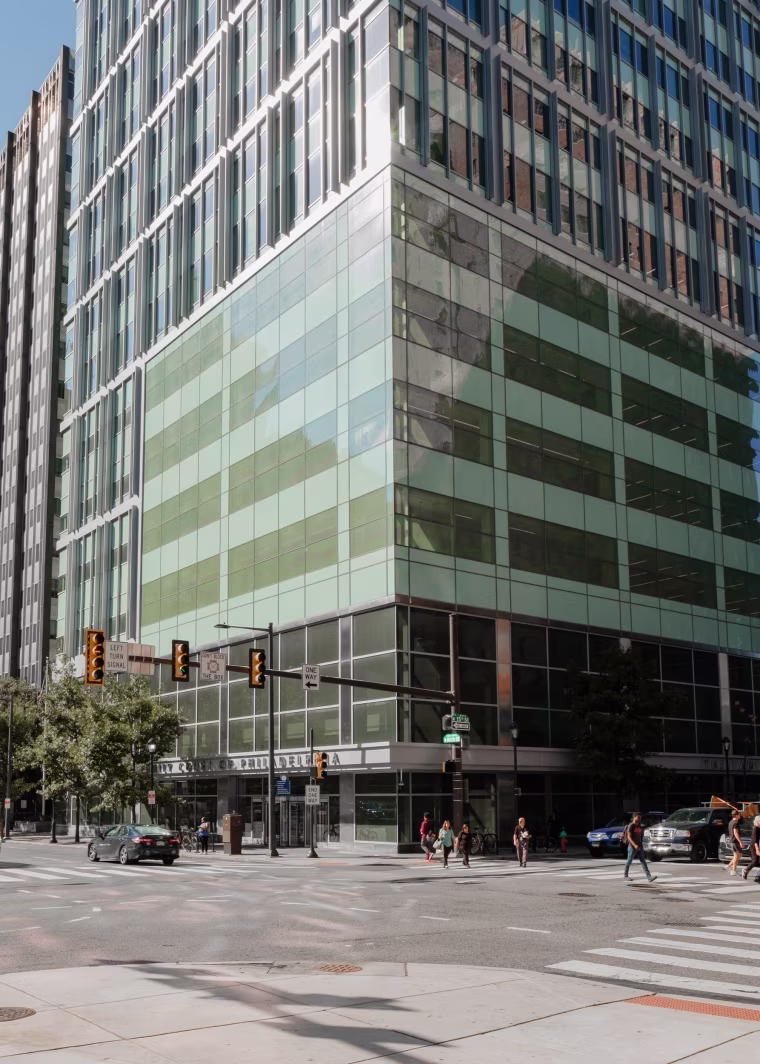 Philadelphia Family Court building in downtown Philadelphia.