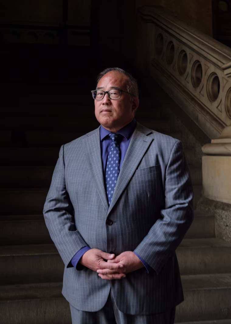 City Councilmember David Oh at Philadelphia City Hall.