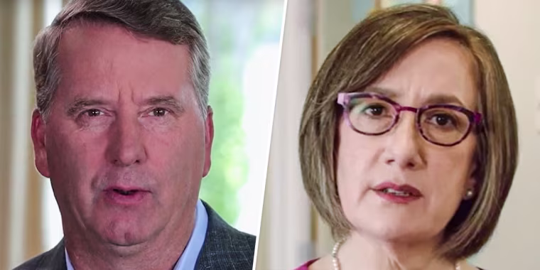 Republican Mike Erickson. and Democrat Andrea Salinas.