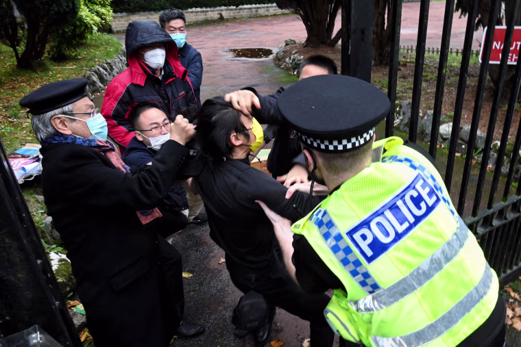 Image: TOPSHOT-BRITAIN-CHINA-DIPLOMACY